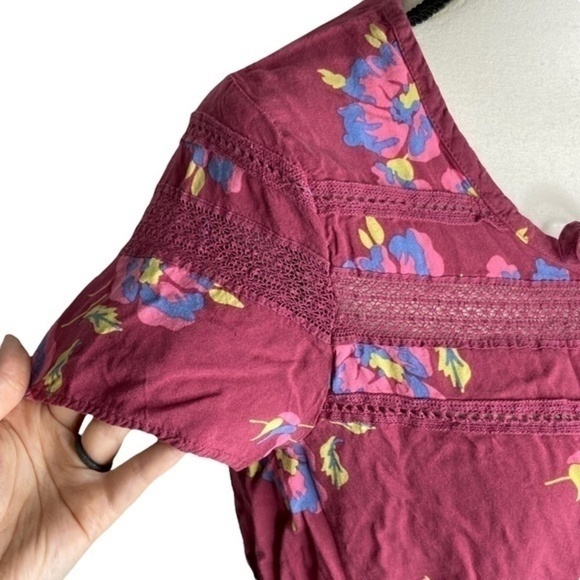 Matilda Jane Art Class Dress Floral Short Sleeve Size Large - Picture 8 of 16